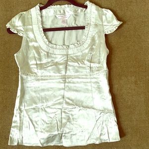 Banana Republic SILK Low-Neck Top - XS